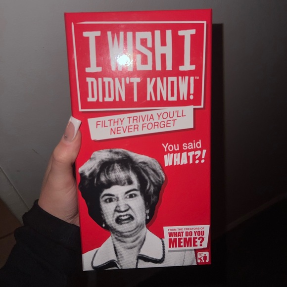 Trivia Card Game “I wish I didn’t know” - Picture 1 of 6